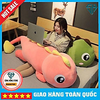 Gấu Bông Khủng Long Đuôi Tim Siêu Mềm Mịn Size 120cm