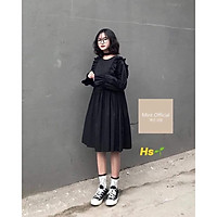 Váy babydoll tay bèo HSU1120