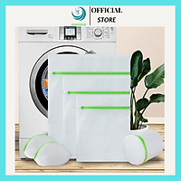 Bộ 6 túi giặt đồ đa năng- Túi lưới đựng đồ lót, tất vớ bảo vệ quần áo- Túi giặt đa năng đủ kích thước- Bộ 6 túi giặt đồ và đồ lót có dây kéo+ Tặng kèm túi lọc khử trùng máy giặt, màu ngẫu nhiên