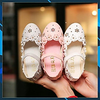 Giày búp bê họa tiết hoa cát tường siêu dễ thương dành cho bé gái 21206