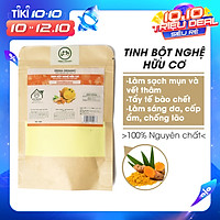 Bột Nghệ hữu cơ UMIHOME nguyên chất (35g) mặt nạ bột đắp mặt dưỡng da, cung cấp độ ẩm cho da, loại bỏ thâm nám hiệu quả