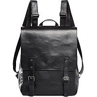 Balo da Three-Box Unisex chính hãng, balo thiết kế phong cách Hàn Quốc có ngăn chống sốc phù hợp với laptop 13inch, 14inch | BL3518