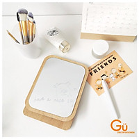 Gương trang điểm để bàn MAKEUP Gương gỗ nhỏ decor trang trí phòng ngủ