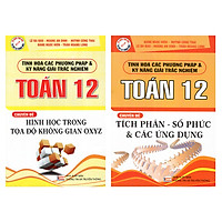 Combo 2 Cuốn Luyện Thi Toán: Tinh Hoa Các Phương Pháp Và Kỹ Năng Giải Trắc Nghiệm Toán 12
