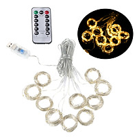 D C 5 V 12 W 300 L-EDs Fairy Curtain Light S-tring Light with Remote Controller/Line Control USB Powered Operated