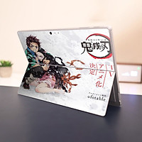 Skin dán hình Kimetsu No Yaiba cho Surface Go, Pro 2, Pro 3, Pro 4, Pro 5, Pro 6, Pro 7, Pro X