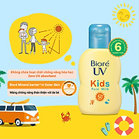 Sữa Chống Nắng Bioré An Toàn và Dịu Nhẹ Cho Trẻ Em 70ml UV Kids Pure Milk SPF50+ PA+++