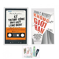 Combo Kẻ Thành Công Phải Biết Lắng Nghe (Tái Bản 2017) + Không Giới Hạn – (Tặng Kèm Bookm