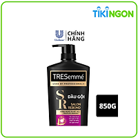 Dầu gội TRESEMME Salon Rebond Cho tóc hư tổn do tạo kiểu Công Nghệ Tái Kết Nối Giúp ngăn gãy rụng tóc 850g