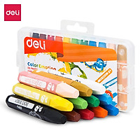 Bút sáp dầu Deli - 12 màu/18 màu/24 màu - 1 hộp - EC20104/EC20114/EC20124