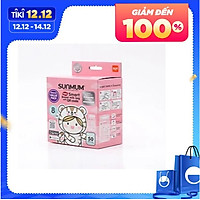 Hộp 50 túi đựng sữa Sunmum 250ml kèm 5 zipper 18x23cm