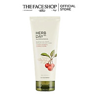 Sữa Rửa Mặt THEFACESHOP HerbDay365 Master Ble Foaming Cleanser Ace&Bluebery 170ml