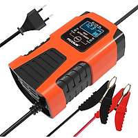 Bộ sạc acquy Foxsur chính hãng 6V,12V/2A/4aH - 40aH chuyên sạc bình xe máy, phù hợp với acquy nhỏ, thông minh tự ngắt khi sạc đầy, quạt tản nhiệt tự động, chống ngược cực, phục hồi bình yếu cải thiện tuổi thọ cùng độ bền acquy.