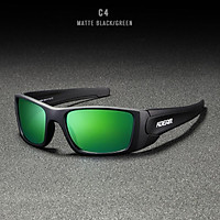 KDEAM Unisex Chữ Nhật Kính Mát Dành Cho Nam Chạy Leo Núi Thể Thao Kính Chống Nắng Thật Thấu Kính Tráng Phủ TR90 Khung
