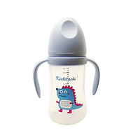 Bình sữa Kichilachi 240 ml chất liệu PP an toàn, Cổ rộng có quai cầm tháo được