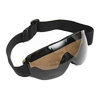 Frameless Anti-fog UV Protection Ski Glasses Skiing Goggles Snowboard Unisex Brown