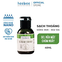 Gel Rửa Mặt Chùm Ngây Sạch Thoáng, Sáng Mịn Heebee - Moringa Cleansing Gel 40ml-110ml