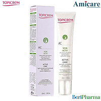 Topicrem Kem Dưỡng Làm Giảm Mụn Mờ Thâm AC Active Care 40ml