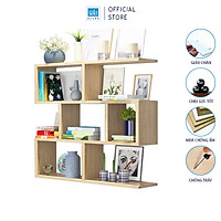 Kệ Sách Gỗ Treo Tường 4 Tầng Đơn Giản Mà Đẹp SIB DECOR (Nhiều màu)