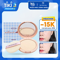Phấn Phủ Dạng Nén Kiềm Dầu Dearmay California Cherry Sebum Pact 12g