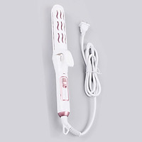 Máy ép duỗi tóc lớn đa năng 2 trong 1 phong cách Hàn Quốc trắng lưỡi ép hồng -DMCTB165
