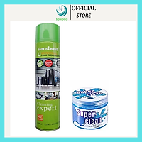 Bình xịt bọt tuyết vệ sinh màn hình đa năng 650ml, dùng cho laptop, tivi...+ Tặng kèm hộp gel lấy bụi đa năng( màu ngẫu nhiên)