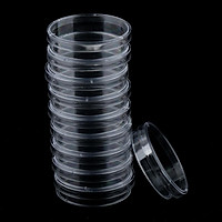 Set 10 Đĩa Petri Nuôi Cấy Mô Tế Bào Bằng Nhựa Cao Cấp