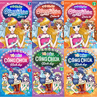 Combo 6 Quyển Tô Màu Công Chúa Diễm Lệ Và Công Chúa Xinh Đẹp