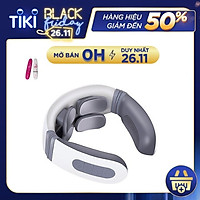 Máy Massage Đốt Sống Cổ 4D Jinkairui với 4 Đầu Massage, 9 Mức Điều Chỉnh, Tặng Kèm Máy Massage Cầm Tay Mini (Giao màu ngẫu nhiên) - Hàng Nhập Khẩu