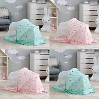 Màn Chụp Gấp Gọn Dày Dặn Cho Bé Yêu Chống Muỗi Đốt