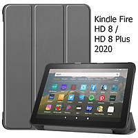 Bao Da Cover Cho Máy Tính Bảng Amazon All-new Kindle Fire HD 8 2020 Hỗ Trợ Smart Cover