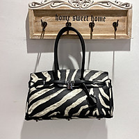 Big bag female 2021 new trendy striped platinum bag fashion Korean version of mommy shoulder handbag