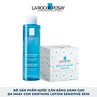 Bộ sản phẩm nước cân bằng giàu khoáng dành cho da dầu La Roche-Posay Soothing Lotion