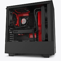 Vỏ Case Máy Tính NZXT H510 Màu Đen Đỏ- Hàng Chính Hãng