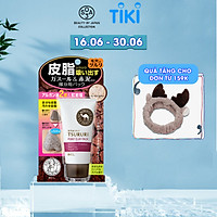 Mặt Nạ Đất Sét Làm Giảm Mụn Đầu Đen Tsururi Point Clay Pack Ghassoul And Red Clay Power
