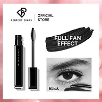 Mascara Perfect Diary Chuốt Cong Làm Dài Mi Thiết Kế Đầu Cọ Góc Rộng 8g