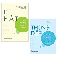 Sách ComBo 2 Cuốn: Bí Mật Sau Những Hành Vi Nhỏ + Thông Điệp Từ Những Biểu Cảm Và Ngôn Ngữ Cơ Thể