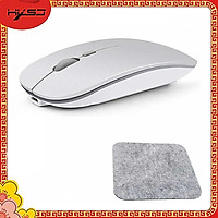 Chuột không dây sạc điện tặng lót chuột cao cấp