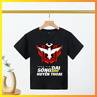 Áo Thun Free Fire Màu Đen Rank Huyền Thoại Cực Đẹp