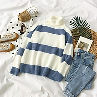 Áo len cổ lọ nữ ulzzang Hàn Quốc chất dày dặn (ảnh thật)