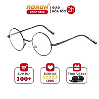 Gọng Kính Thời Trang Aoron Kim Loại Chống Gỉ Cao Cấp Mắt Tròn - AK044