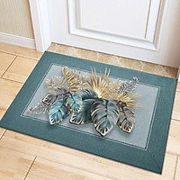 Thảm Bếp Bộ Đôi - Lót Chân Chống Trượt - SET 2 CÁI ĐẾ DÀY HÀNG CAO CẤP : 40x60cm và 40 x 1m2