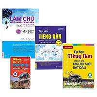 Combo 3 Cuốn Học Tiếng Hàn Dành Cho Người Mới Bắt Đầu Tặng Kèm Sổ Tay Tiếng Hàn A Và Vide
