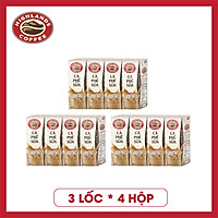 Combo 3 Lốc 4 hộp cà phê sữa Highlands Coffee Tetra pack (180ml/hộp)