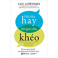 Nói Cho Hay Kết Giao Cho Khéo