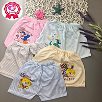Set of 5 beautiful cotton shorts for babies 3-12kg