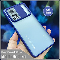 Ốp lưng cho Xiaomi Mi 10T Pro - Redmi K30S nhám viền màu trượt camera