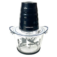 Máy Xay Thịt Cối Thủy Tinh Lock&Lock Meat Chopper EJM156BLK 1 Lít - Hàng Chính Hãng, 4 Lưỡi Dao Cho Lực Nghiền Mạnh, Công Suất 400W