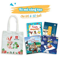 Túi Vải 3 (6+) - 4 Cuốn (Tí Toáy Khoa Học + Ngày Tờ Giấy Thi Quyết Bỏ Nhà Ra Đi + 1001 Bí Quyết Dành Cho Tuổi Học Trò - Hướng Dẫn Sử Dụng Tình Bạn + Ngày Xửa Ngày Xưa - Thủy Thủ Sinbad) + Túi Vải Đinh Tị