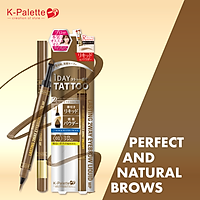 Bút Vẽ Lông Mày 2 Đầu K-Palette Eyebrow Pencil Chống Nước Lâu Trôi 24h (4 Màu)